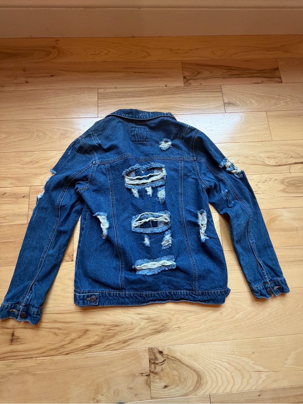 Distressed Jean Jacket - Picture 4 of 4